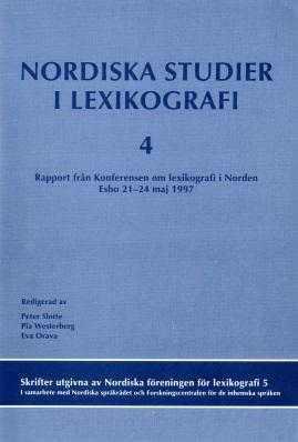 NORDISKE STUDIER I LEKSIKOGRAFI Titel: Forfatter: Vem läser en dialektordbok? - Vem skriver vi för? Birgit Eaker Kilde: Nordiska Studier i Lexikografi 4, 1997, s.