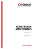 konstruera Med POndUs Dimensionering baserad på provningar utförda av SP Sveriges tekniska forskningsinstitut