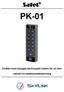 PK-01. Kodlås med inbyggd beröringsfri läsare för en dörr. manual och handhavandebeskrivning