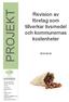 PROJEKT. Revision av företag som tillverkar livsmedel och kommunernas kostenheter 2016-02-03